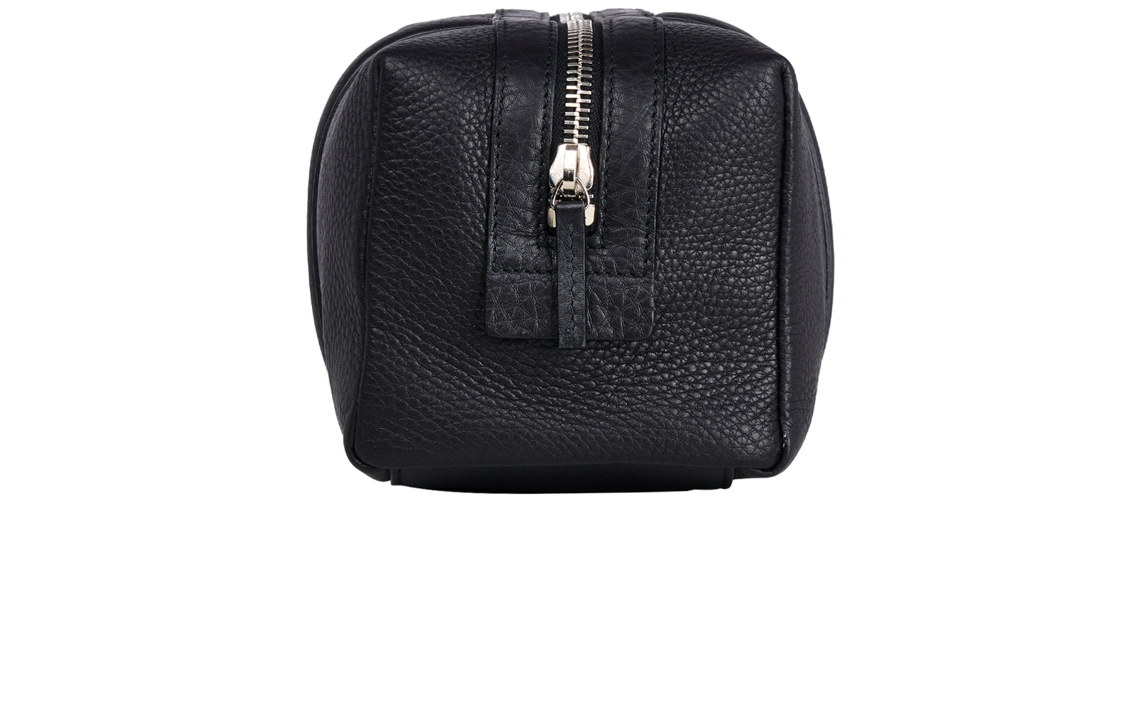 Gucci Logo Embossed Cosmetic Pouch, &pound;320, Accessories, Black, Leather, Side view